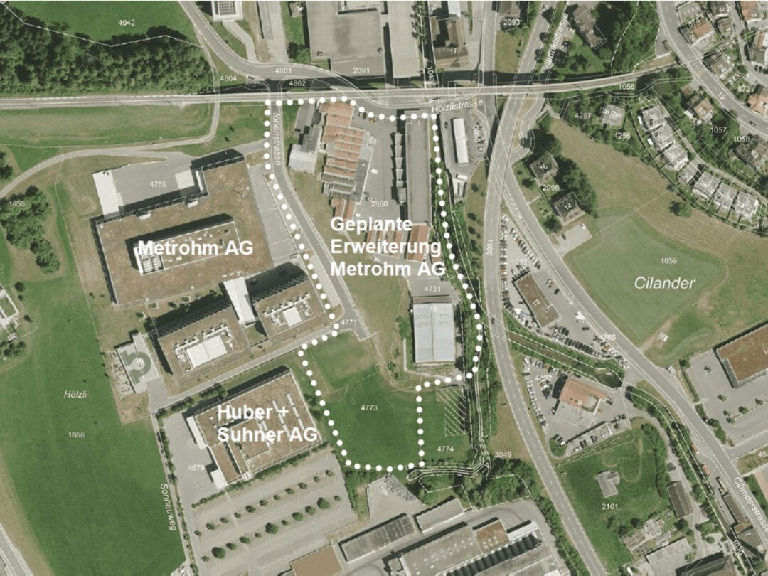 Erweiterungsbau Metrohm, Herisau